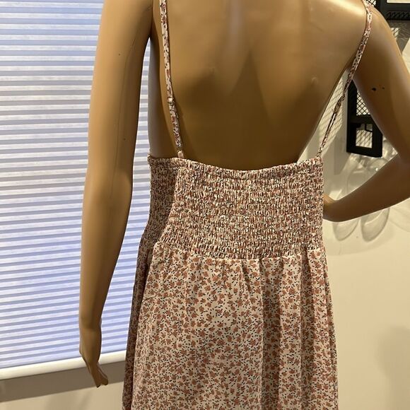 SHEIN Curve Floral Sundress Spaghetti Straps Side Split Adjustable Strap - Picture 5 of 9